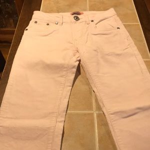 pastel pink/ light pink jeans corduroy material